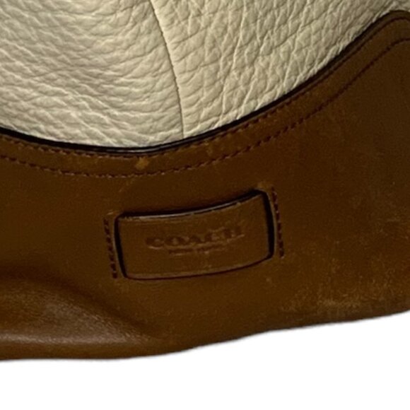 Coach Hadley Leather Medium Duffle Bag 31334 Pebbled Leather - Picture 8 of 15